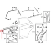 Keleivio Galinio Durų Išorinis Žemutinis Apkaustas TOYOTA Lexus RX350 RX450h 2010-2015 Originalus 757450E010