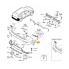 KIA NIRO MK1 Galinės Kairės Pusės Bamperio Apdaila Originali 86681G5000