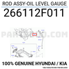 Kia Sorento Mk3 Alyvos lygio matuoklis Originalus 266112f011