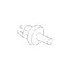 Klipsinė kniedė 79086 79086L Land Rover Discovery I, Discovery Series II, Range Rover Classic