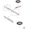 LAND ROVER DEFENDER Kapotas ROVER Emblema DAB500300 Naujas Originalus