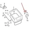 LAND ROVER DISCOVERY 4 L319 Galinis numerio plokštės laikiklio veržlė DYH000140 NAUJA ORIGINALI