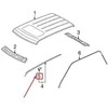 LAND ROVER DISCOVERY 4 L319 stogo panelės oro juostos spaustukas originalus DBE500013