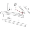 Land Rover Discovery II L318 Kairysis Stiklo A Stulpelio Dekoracija Originalus DCB500070PMA