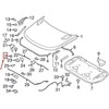 LAND ROVER DISCOVERY L462 Hood Stop vidinis buferis Originalus LR006639