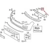 LAND ROVER DISCOVERY L462 smūgio strypo U formos veržlė originali KYH500100