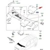 LAND ROVER DISCOVERY SPORT L550 Akumuliatoriaus dėžės dangtis LR074776 Naujas originalus
