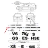 Land Rover Freelander 1996 2006 Priekinis Variklio Gamyklos Emblema Originalus DAG500020LPO
