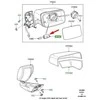 Land Rover Freelander 2 L359 Durų Veidrodžio Dulksnos Šviesa Originalus CTZ500010