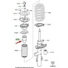 LAND ROVER FREELANDER 2 L359 Galinis amortizatorius buferis LR001137 Naujas originalus