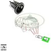 LAND ROVER GALINĖS PARKAVIMO JUTIKLIO LAIKIKLIO RĖMELIS x1 RANGE SPORT 06-09 VTJ500141PMA
