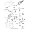LAND ROVER L15 LR Sport Vairuotojo Pusės Kairės Priekinės Durų Rankenos Dangtelis Tungstenas CXJ500030LEP