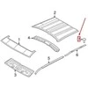 LAND ROVER LR FREELANDER L359 Galinės stogo panelės oro juostos spaustukas LR001651 NAUJAS ORIGINALUS