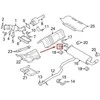 LAND ROVER LR RANGE ROVER EVOQUE L538 galinės išmetimo sistemos pakaba Originali LR004549