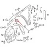 LAND ROVER LR RANGE ROVER EVOQUE L538 Priekinis Kairysis Sparnas Galinis Apdailos Elementas LR027397 NAUJAS ORIGINALUS