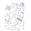 LAND ROVER LR RANGE ROVER IV L405 Priekinės dešinės sėdynės išorinis atitvaras originalus LR035274