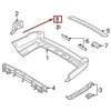 LAND ROVER LR RANGE ROVER L322 Galinės Kairės Išorinės Parkavimo Jutiklio Laikiklis LR011882 NAUJAS ORIGINALUS