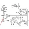 LAND ROVER LR RANGE ROVER L322 Pakabos Šoko Absorbento Veržlė RYH501100 NAUJA ORIGINALI