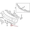 Land Rover Range Rover L322 Priekinio Bamperio Kairės Pusės Apatinis Spoileris Originalus DFB500090