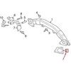 LAND ROVER LR RANGE ROVER SPORT L494 Priekinio skersinio vamzdžio tarpinė originali LR072304