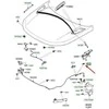 LAND ROVER LR RANGE ROVER VELAR L560 Kapoto Kabelio Spaustukas LR093341 Naujas Originalus