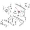 Land Rover LR3 LR4 Galinės Bamperio Traukimo Akies Kabliuko Dangtelio Spaustukai Originalūs DPO500011PCL