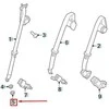 LAND ROVER OEM LR DISCOVERY SPORT L550 GALINĖS SĖDYNĖS IŠORINIO DIRŽO LAIKIKLIO VERŽLĖ LR061323 ORIGINALI
