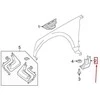 LAND ROVER OEM LR FREELANDER L359 PRIEKINI DEŠINIS ŽIBINTAS APATINIS APDAILA LR018569 ORIGINALAS