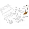 LAND ROVER OEM LR RANGE ROVER EVOQUE L538 GALINĖS DURYS BAGAŽO DANGTIS UŽRAKTAS LR071193 ORIGINALUS