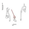 LAND ROVER OEM LR RANGE ROVER L322 GALINIS IŠORINIS SĖDYNĖS DIRŽO PRIIMTUVAS BUCKLE LR010355 ORIGINALUS