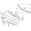 LAND ROVER OEM LR RANGE ROVER L322 PRIEKINIS BAMPEKLO DEŠINIS ORA INLETO GROTELĖ DXB500380PUY ORIGINALUS