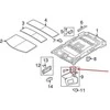 LAND ROVER OEM LR RANGE ROVER L322 SAULĖS ŠALMAS DEŠINĖS LAIKIKLIS EGP000040VAE ORIGINALUS