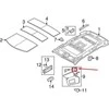 LAND ROVER OEM LR RANGE ROVER L322 SAULĖS ŠALMAS KAIRĖS PUSĖS LAIKIKLIS EGP000050NUG ORIGINALUS