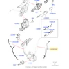 Land Rover Range Evoque vidinis priekinių durų atlaisvinimo trosas originalus LR075757