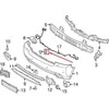 LAND ROVER RANGE ROVER 3 L322 Priekinio bamperio dangčio varžtas LR011851 NAUJAS GENIALUS