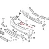LAND ROVER RANGE ROVER 3 L322 Priekinio bamperio dangčio varžtas LR011851 NAUJAS GENIALUS