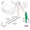 Land Rover Range Rover Evoque 5 Durų Dešinės Pusės Priekinės Durų Baigtuvė B Stulpelis Originalus LR050756
