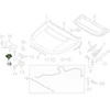 LAND ROVER RANGE ROVER EVOQUE L538 Kapoto kreipiamoji plokštelė LR056535 Nauja originali