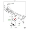 LAND ROVER RANGE ROVER EVOQUE L538 Vandens dangtelio laikiklis Originalus LR027975