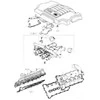Dešinysis Įsiurbimo Kolektoriaus Tarpiklis Land Rover Range Rover L322 Originalus LR005898
