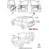 LAND ROVER RANGE ROVER L322 Galinio parkavimo jutiklio laidai Originalus YMD001992