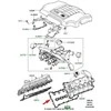 LAND ROVER RANGE ROVER L322 Kairio įsiurbimo kolektoriaus tarpiklis LR005897 Naujas originalus