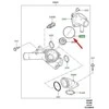 Land Rover Range Rover Sport LR3 Termostato Gasket Seal 4362513 Naujas