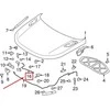 LAND ROVER RANGE ROVER VELAR L560 Kapoto atidarymo kabelis LR093225 NAUJAS ORIGINALUS