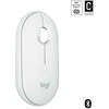 Belaidė pelė Logitech Pebble Mouse 2 M350s, Balta