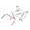 Mercedes Benz 260 Se 280 S 300 Se Zierstab Trim Bar Originalus A1266702522