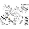 Mercedes Benz A 180 A 200 Bamperio Apatinio Dangčio Dangtelis Originalus A1768850036