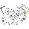 Mercedes Benz AMG Išmetimo Vamzdžio Kairės Pusės Chromo Apdaila A 220 d C 220 d E 220 d Originalus A2058852221