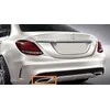 Mercedes Benz AMG Išmetimo Vamzdžio Kairės Pusės Chromo Apdaila A 220 d C 220 d E 220 d Originalus A2058852221