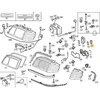 Mercedes Benz C 180 C 200 C 220 KAPPE CAP Originalus A2028200649